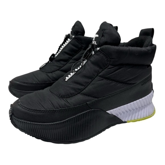 SOREL

OUT N ABOUT PUFFY ZIP BOOT BLACK/WHITE size US 6 - Picture 3 of 10